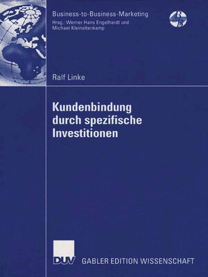 cover image of Kundenbindung durch spezifische Investitionen